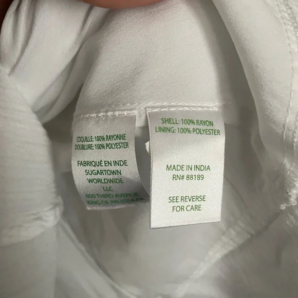 Lilly Pulitzer Cold Shoulder Blouse Sz M - Picture 5 of 9